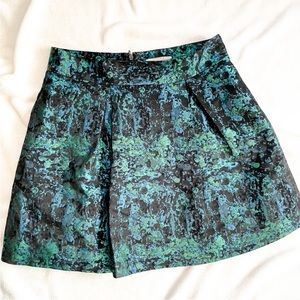 Banana Republic Blue and Green A line skirt